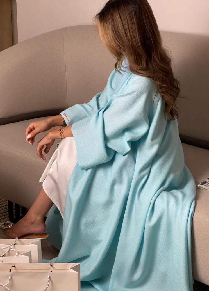 Baby Blue Abaya