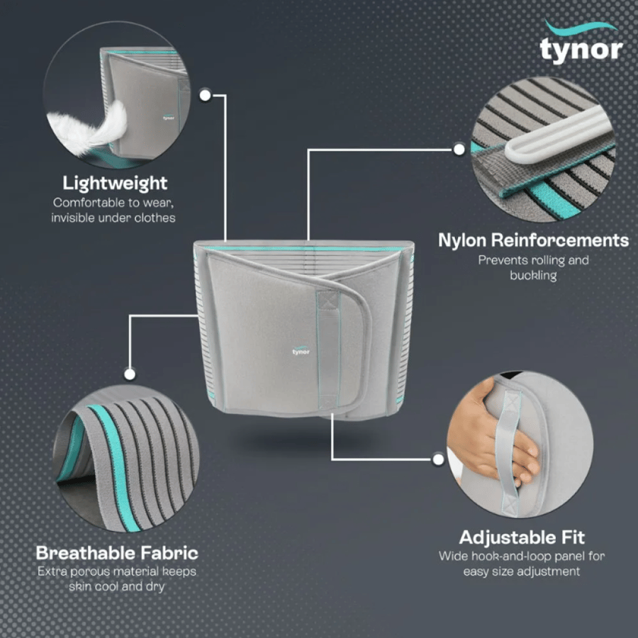 Tynor abdominal support 9 inch (23 cm) Tynor A 01 abdominal support