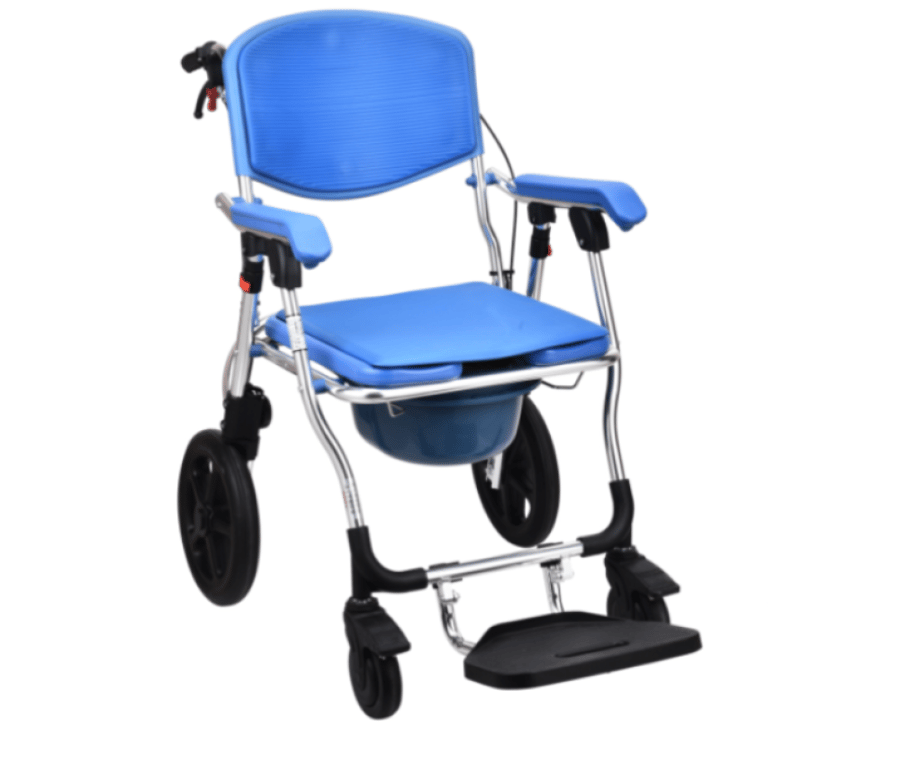 Aluminum toilet and bathing chair lightweight foldable KDB699E