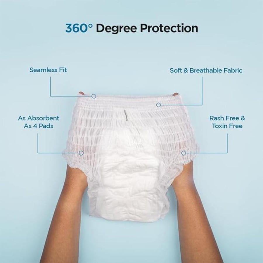 B Sef women's disposable underwear, medium to large size, 4 pairs