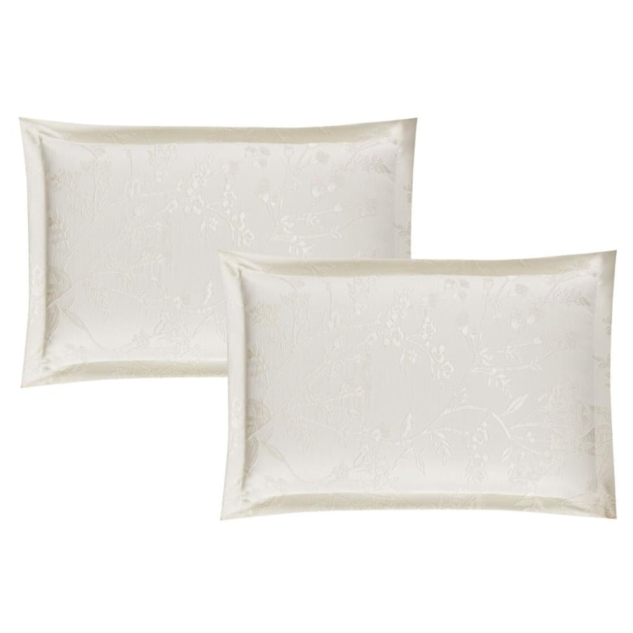 Briana luxurious bedspread | royal jacquard for two, 8 pieces, cream color