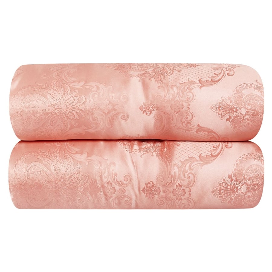The luxurious CHARLA bedspread | royal jacquard with a soft microfiber touch, skin color