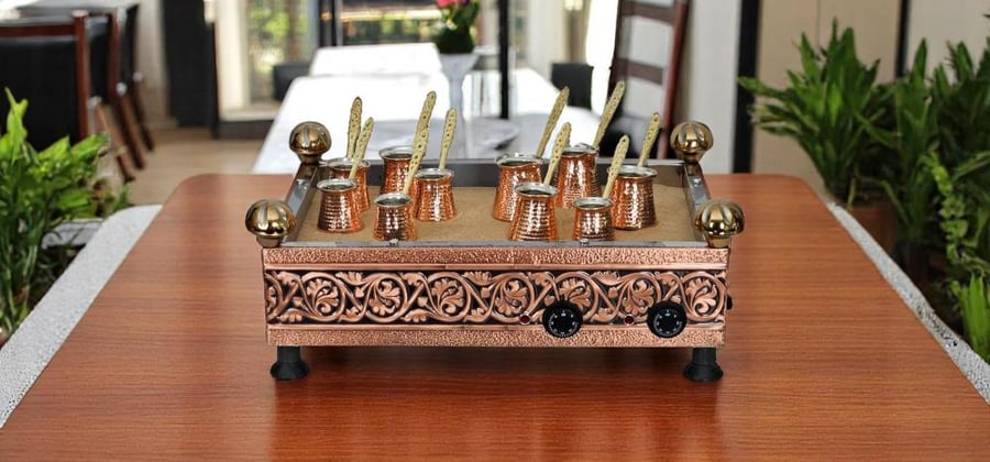 Seljuk-Designed Copper Sand Coffee Maker