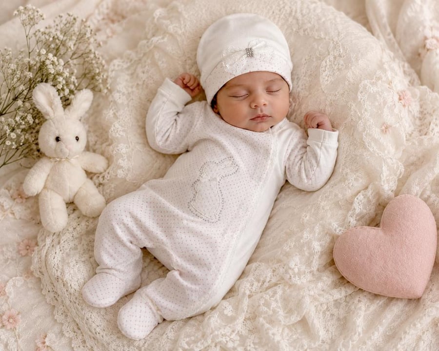 Girls' rabbit set