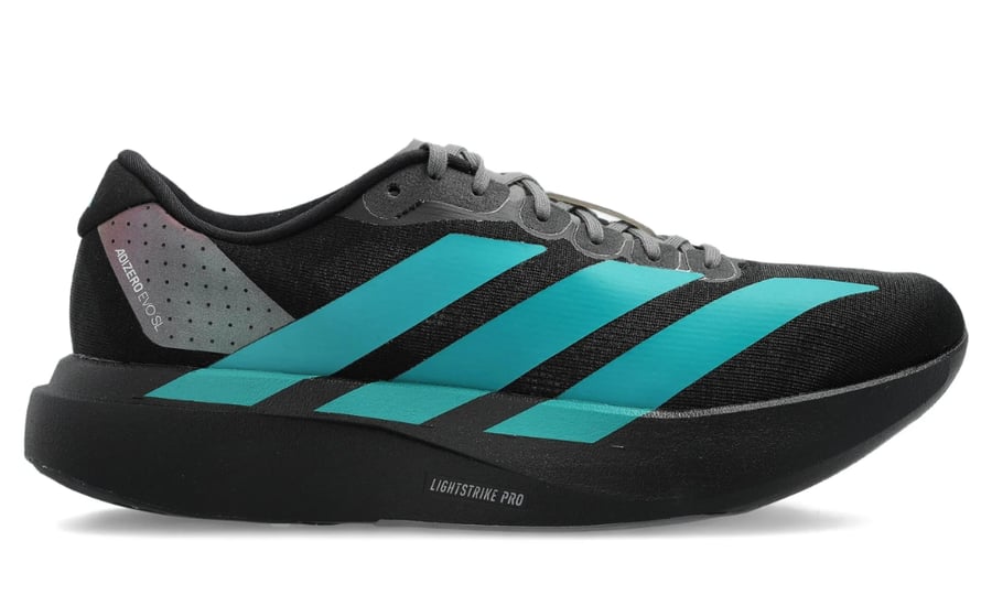 adidas Adizero Evo SL 'Core Black Pure Teal Grey Four'