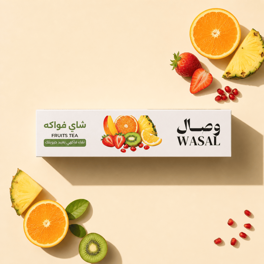 شاي فواكه وصال عبوة واحدة - 25 ظرف شاي