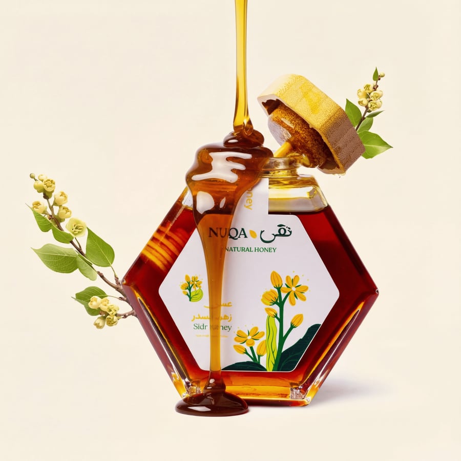 عسل زهرة السدر  ٥٠٠ جرام طبيعي من متجر نقي