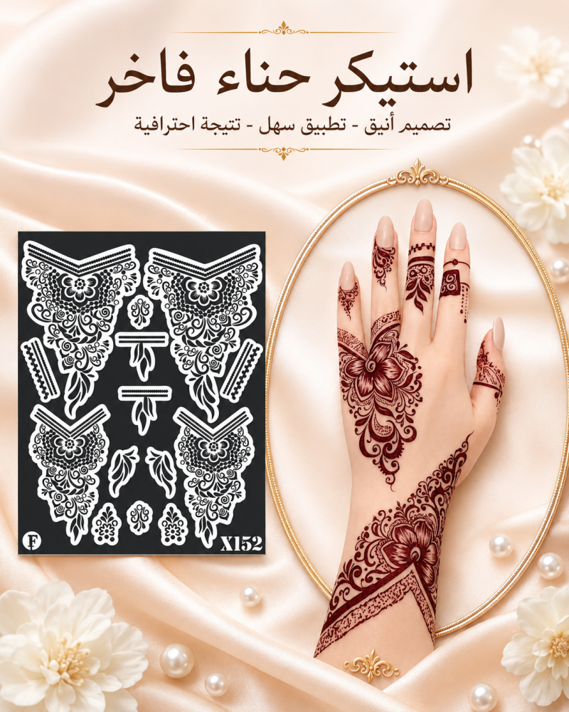 استيكر حناء من فنون الابداع X152