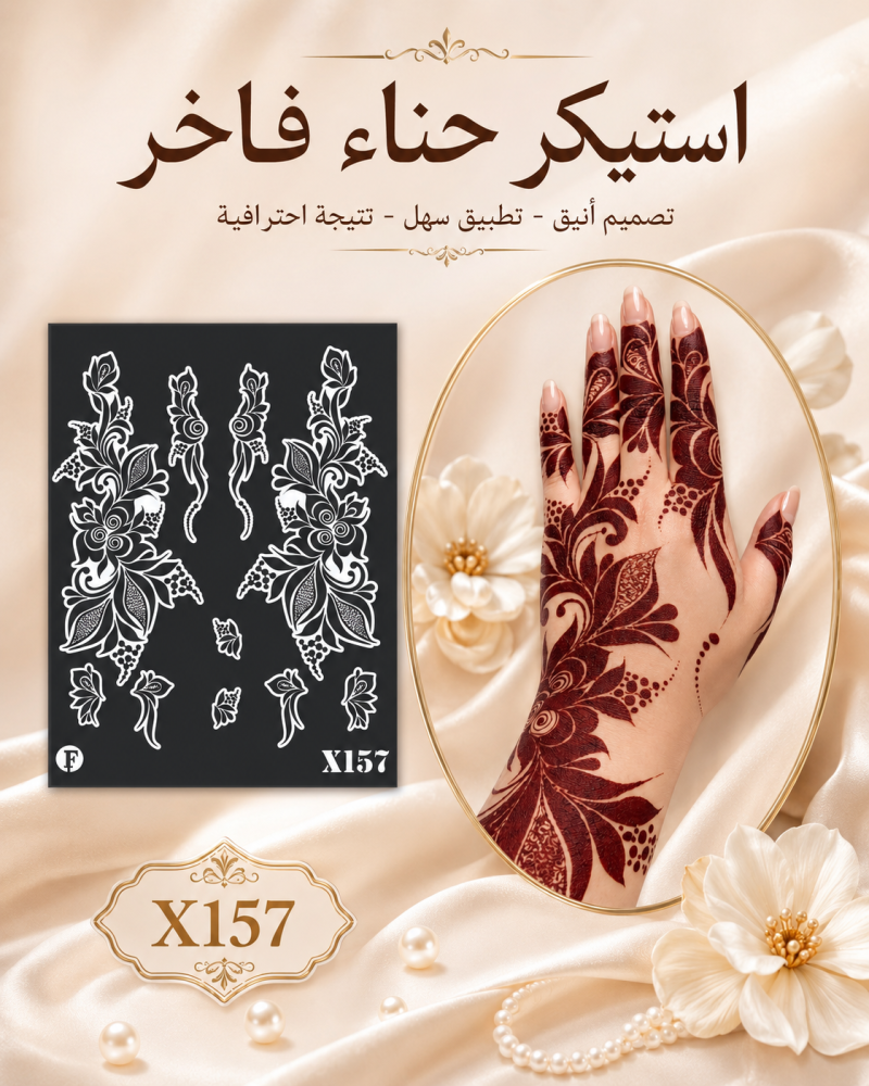 استيكر حناء من فنون الابداع X157