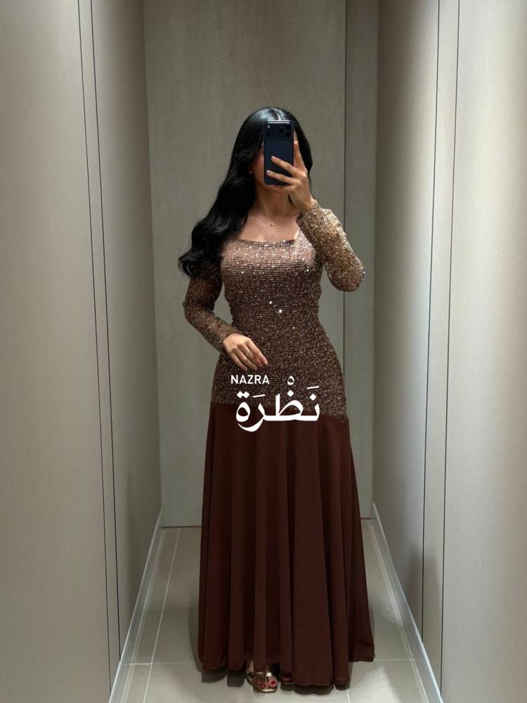 فستان بتصميم مميز ساتر