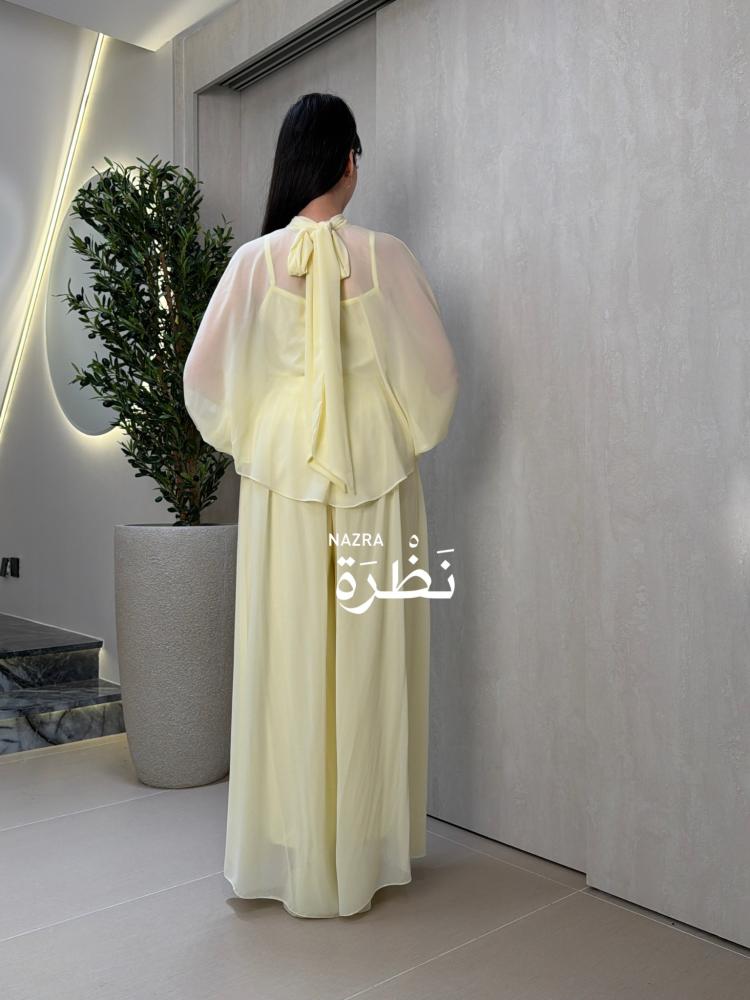 طقم شيفون باكسسوار مميز