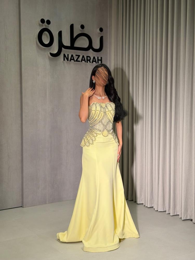 فستان سهره كورسيه بتمصيم مميز