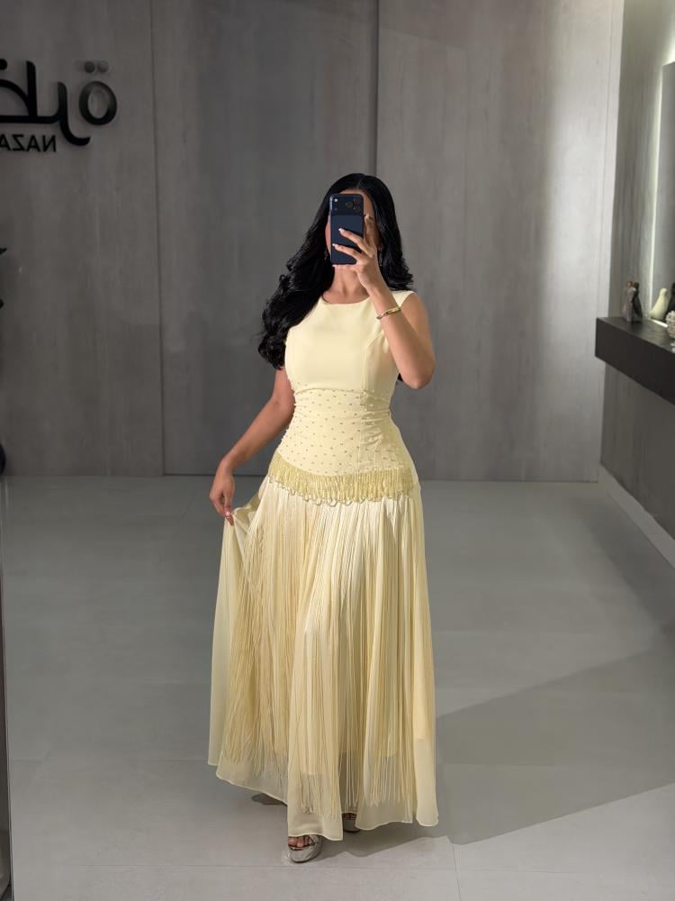 فستان سهره ناعم هدب