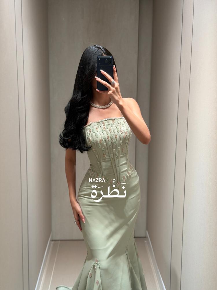 فستان سهرة كويب بقصة كورسيه