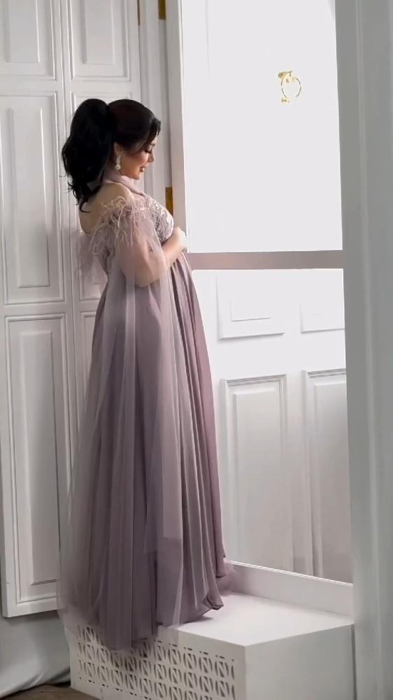 فستان سهرة حمل جورجيت