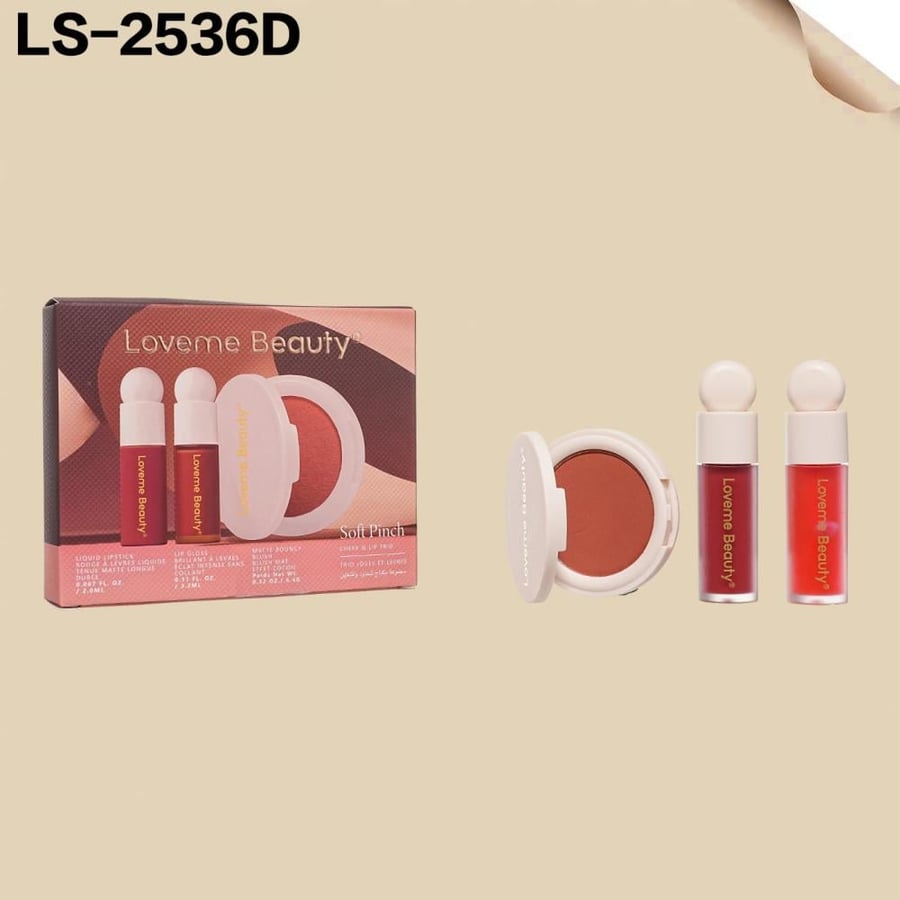 طقم مكياج خدود وشفاه لافمي بيوتي Soft Pinch – النسخة D