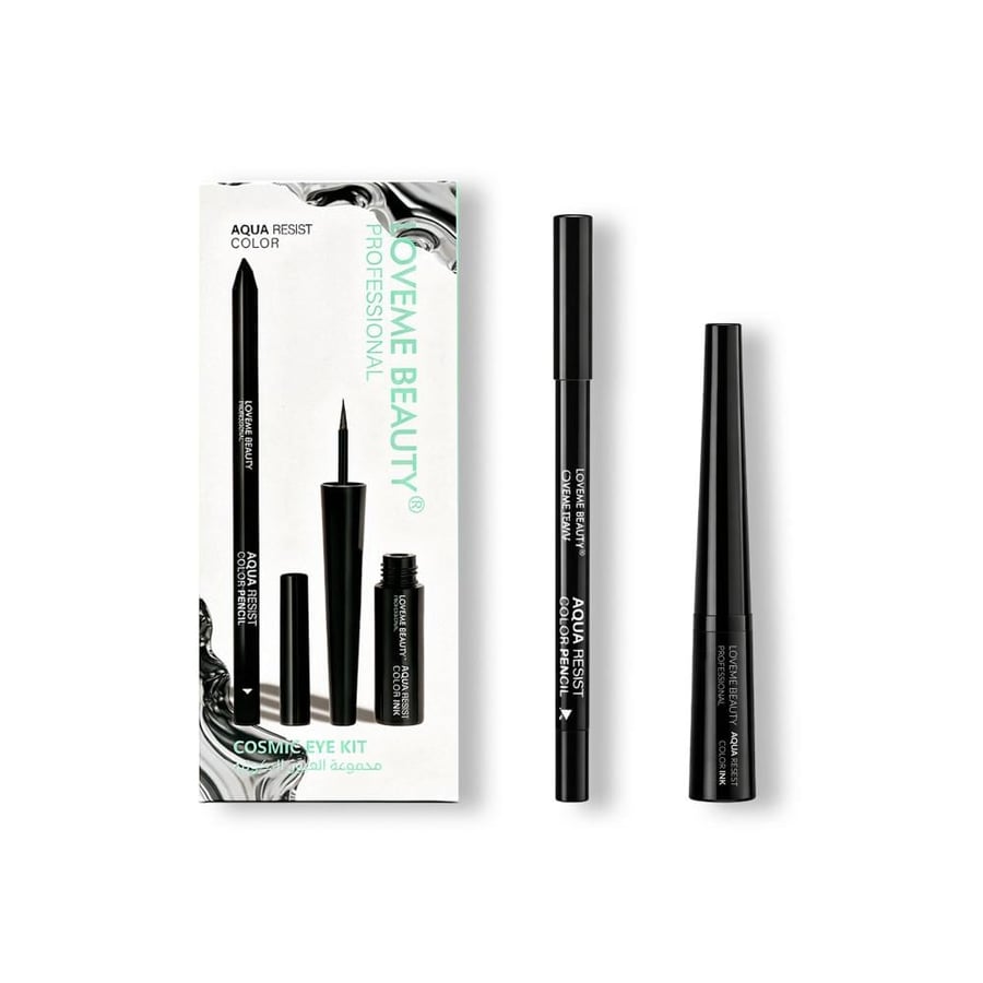 طقم تحديد عيون لافمي بيوتي Cosmic Eye Kit – آيلاينر سائل وقلم كحل