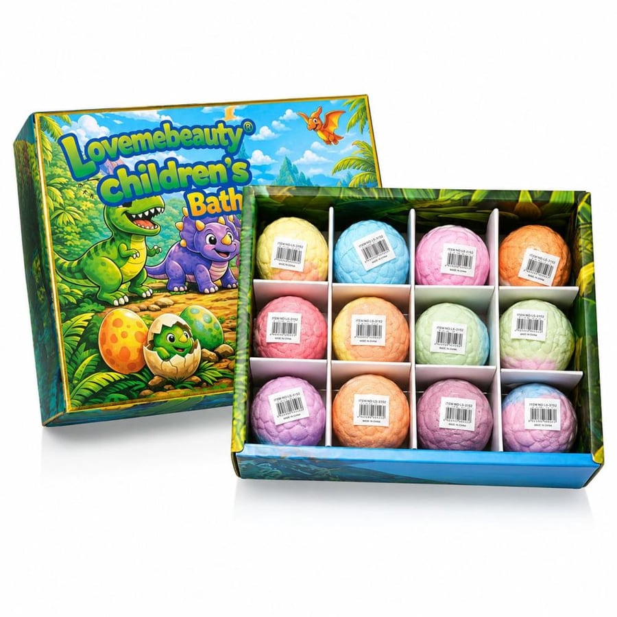 كرة استحمام فوارة للأطفال بالديناصور مع لعبة مفاجأة – Dinosaur Bath Bomb