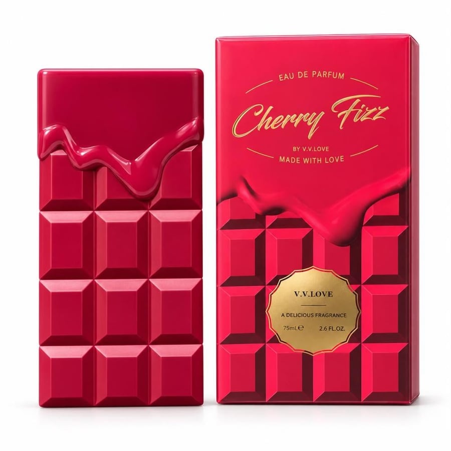 عطر Cherry Fizz من V.V.LOVE للنساء 75 مل – عطر كرز حلو فاخر بطابع فاكهي جذاب ودافئ