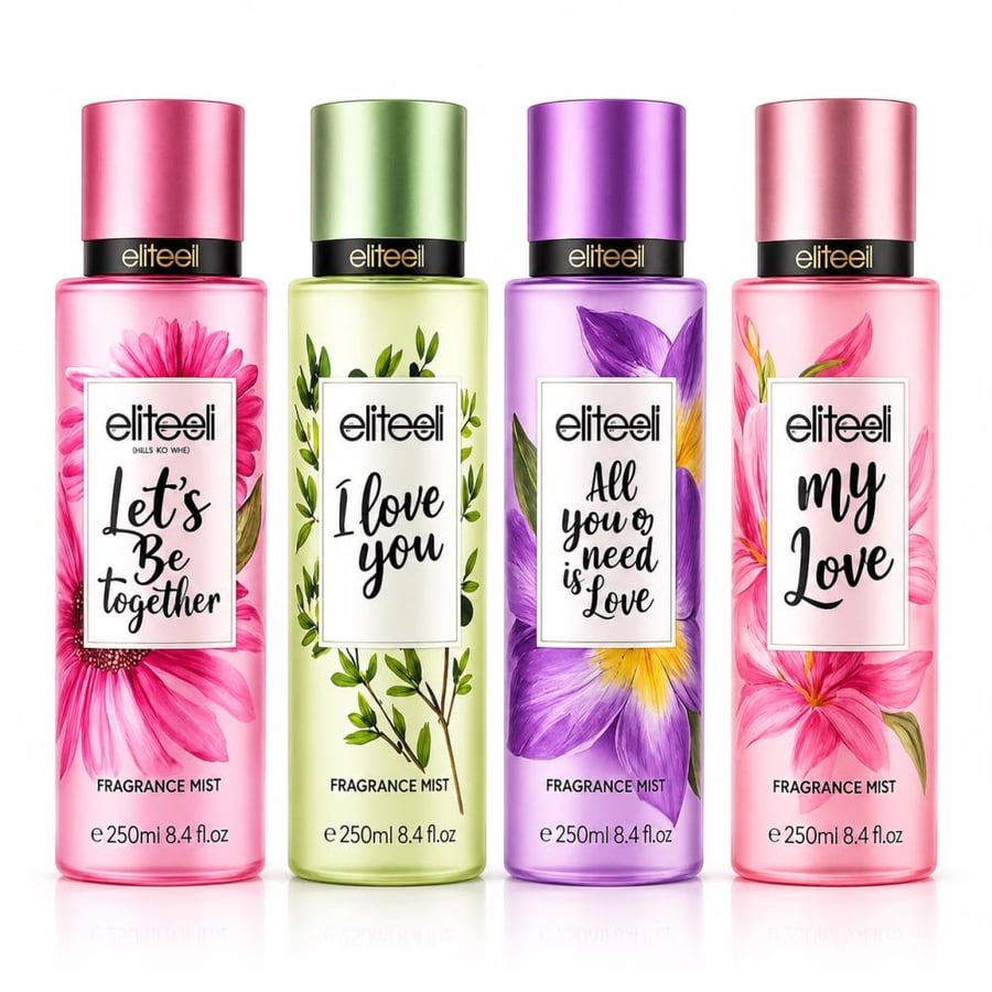 مجموعة معطرات جسم Elite Let’s Be Together – 4 روائح