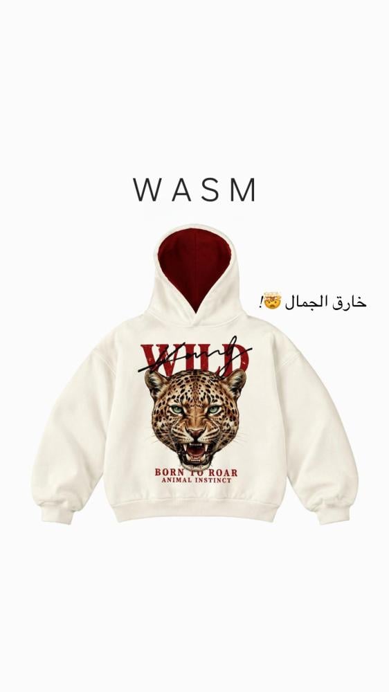 Hoodie Wasm هودي دبل كاب