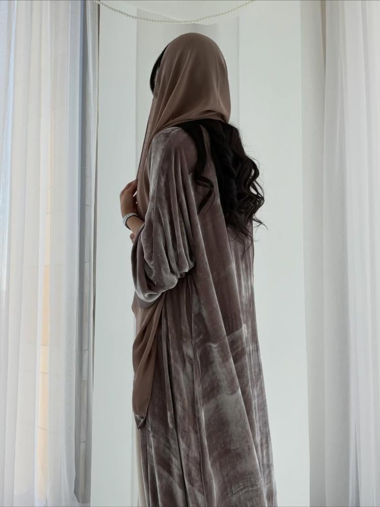 عباية مخمل فرنسي | Abaya