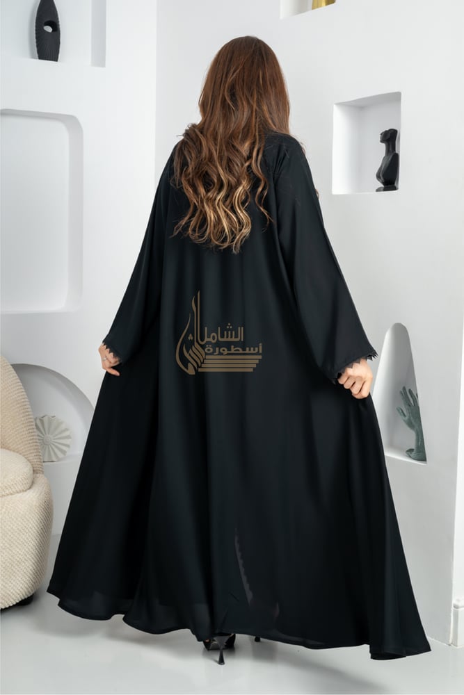 عبايه كلوش تفاصيل المثلثات -رقم المودل 403