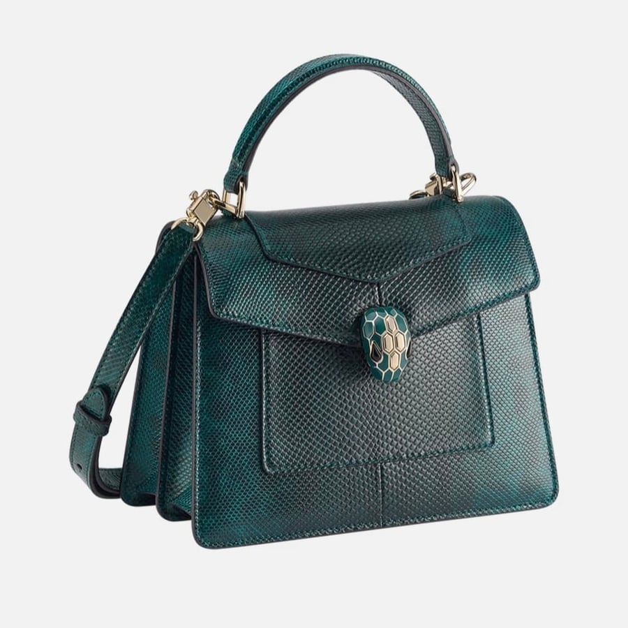 Serpenti Forever Medium Top Handle Bag