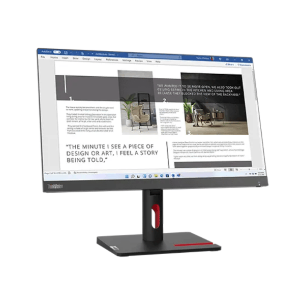 شاشة لينوفو ثينك فيجن S22i-30 مقاس 21.5 بوصة IPS بمعدل 75 هرتز