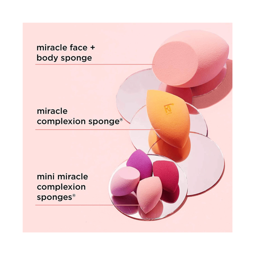 Real Techniques Mini Miracle Complexion Sponge 4 Pieces