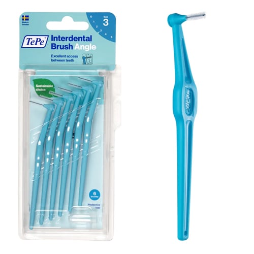 TePe Angle™ Blue- 0.6 mm - 6 pieces