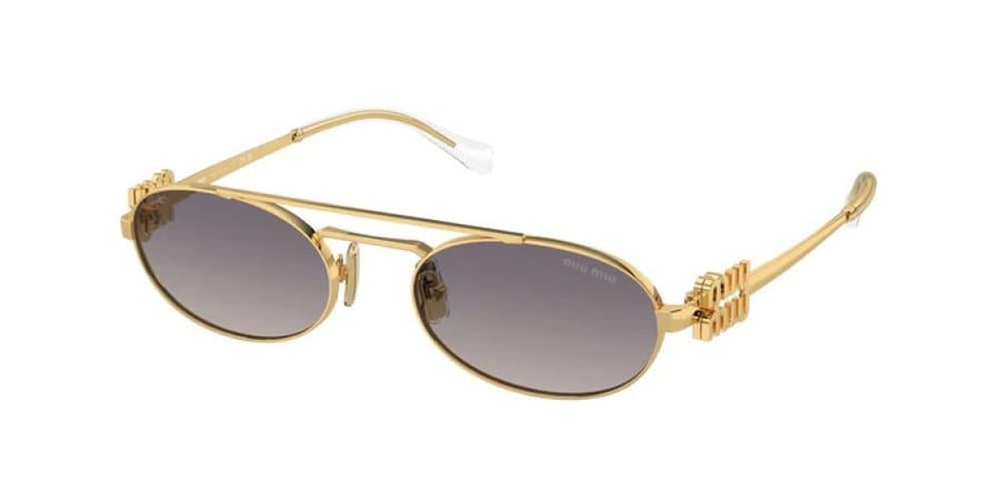 Miu Miu Sunglasses — Gold/Gray