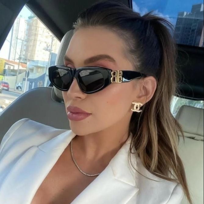 Balenciaga Black Sunglasses