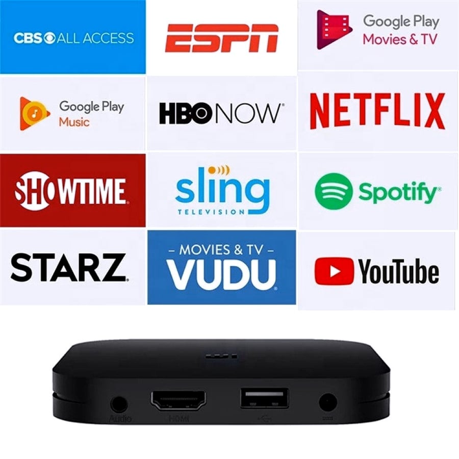 جهاز ماي بوكس Mi Box 4k من شاومي Xiaomi لتحويل التلفزيون إلى جهاز ذكي