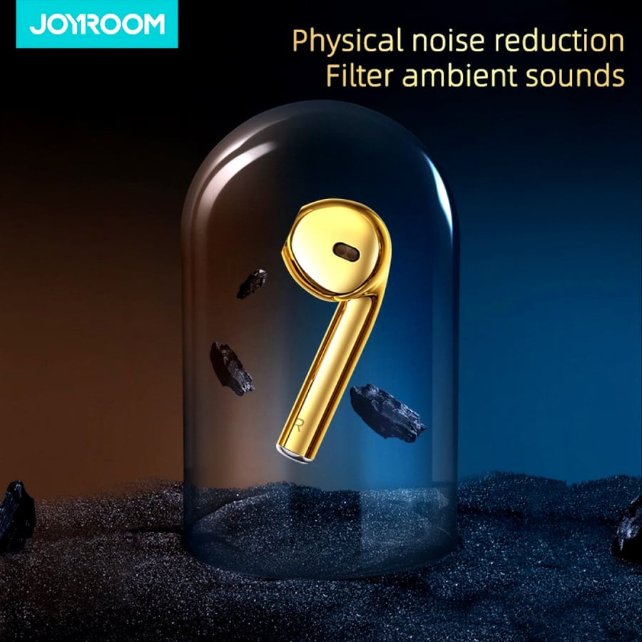 سماعة أذن لا سلكية ذهبي من جويروم JOYROOM موديل JR-TO3S