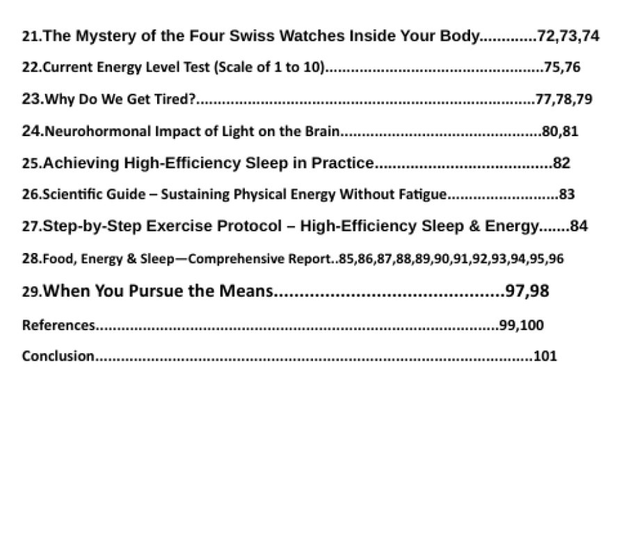 Energy Mastery How to stay Active all day with less sleep