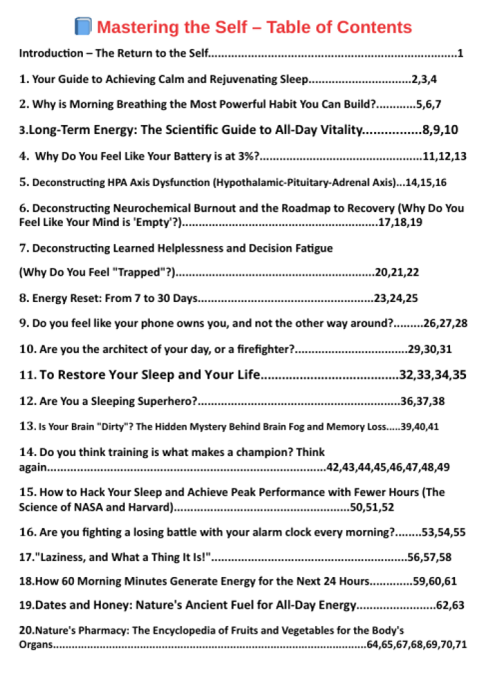 Energy Mastery How to stay Active all day with less sleep