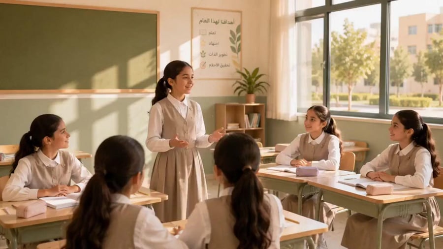 فيديو العودة إلى المدرسة | رحلة عام جديد بالذكاء الاصطناعي ( يشمل السلام الملكي السعودي )
