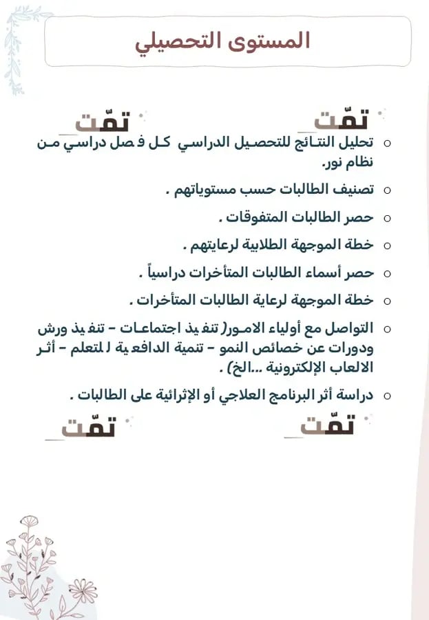 التوجيه الطلابي الشامل | البرامج + التقارير جاهزة | 87 شريحة.