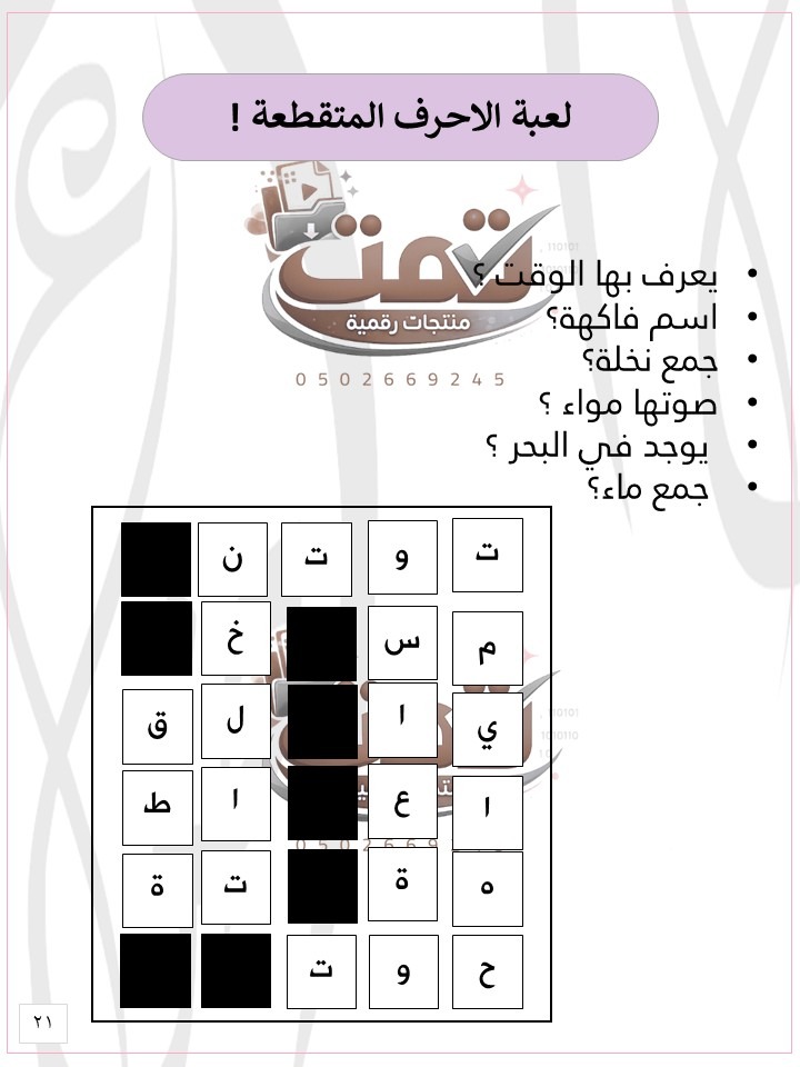 📘 التاء المربوطة والتاء المفتوحة والهاء