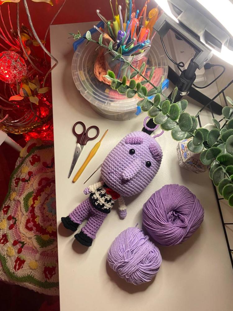 Inside Out cartoon - fear doll