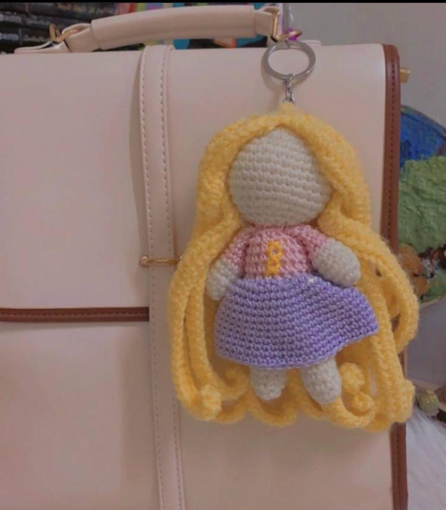 Rapunzel keychain