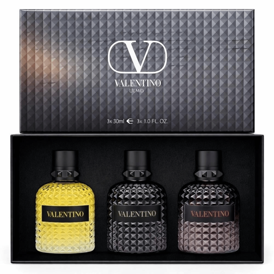 مجموعة عطور فالنتينو اومو روما للرجال 3 عطور 30مل