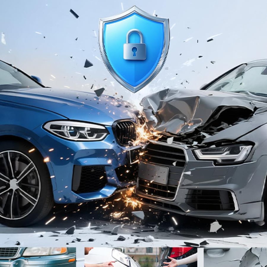 كاميرا داش 4 قناة 4K للسيارة مع عدسات أمامية وخلفية وشاشة 2.4 بوصة
