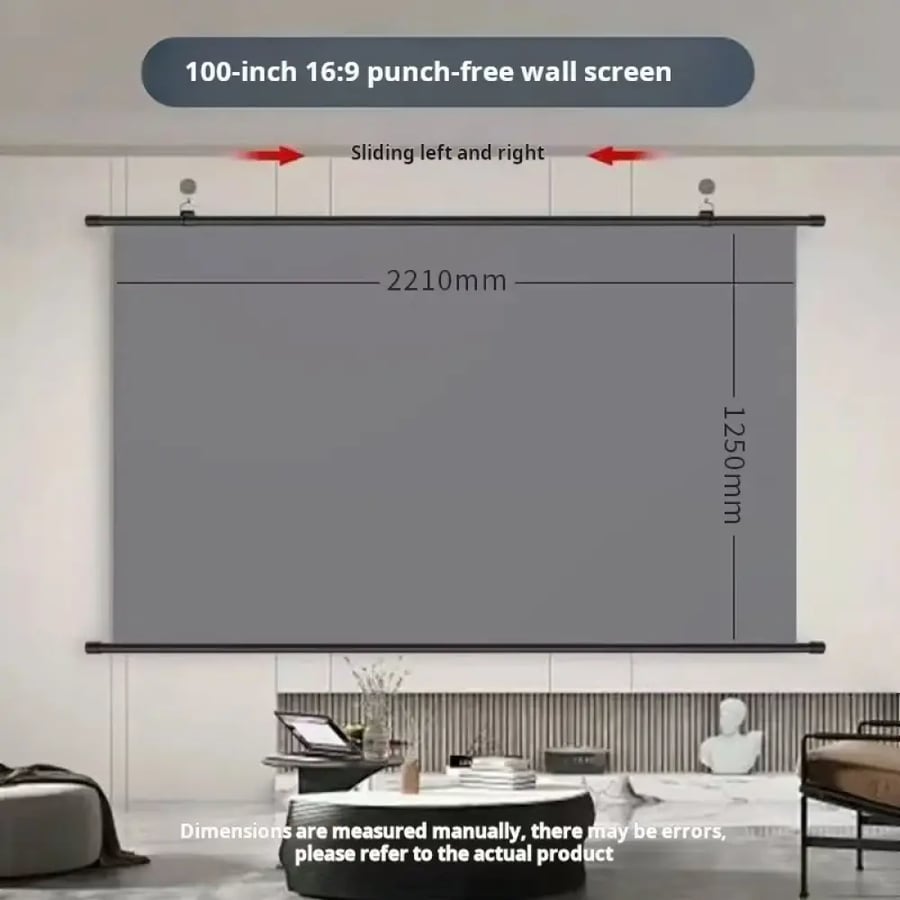شاشة XIAOHUI مضادة للضوء 60”-133”