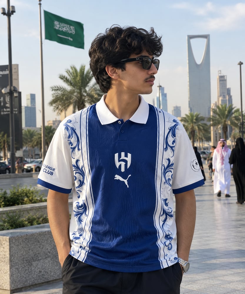 تيشرت الهلال تصميم خاص
