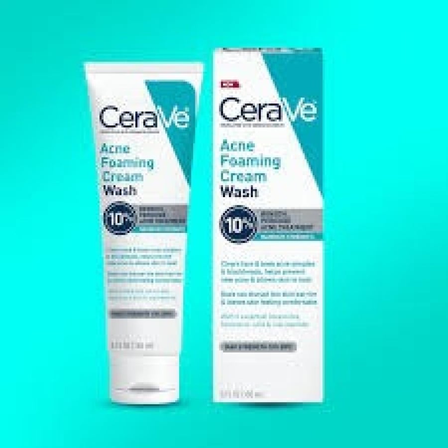 CERAVE Creamy Foaming Acne Wash 10% Benzoyl Peroxide - 150ml