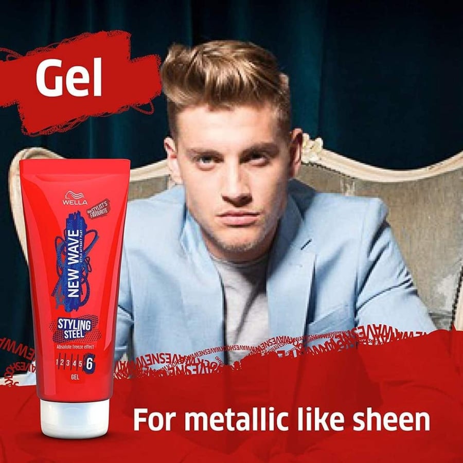 Wella New Wave Hair Gel 200ml, optimal effect