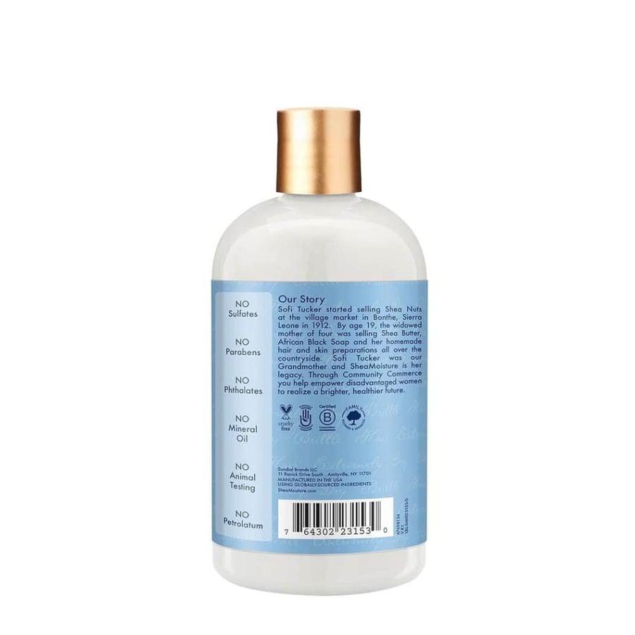Shea Moisture Shampoo, Moisturizing, 384 ml, with Manuka Honey and Yogurt
