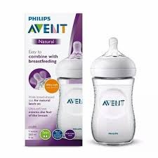 Philips Avent NATURAL FEEDING BOTTLE BLUE 260ML X2 (SCF035/27)